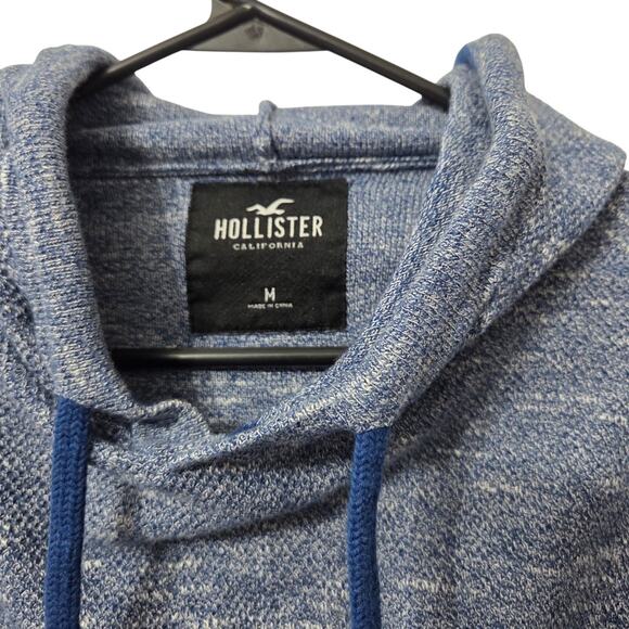 Hollister long sleeve shirt hoodie with drawstring mens size M - Picture 2 of 6